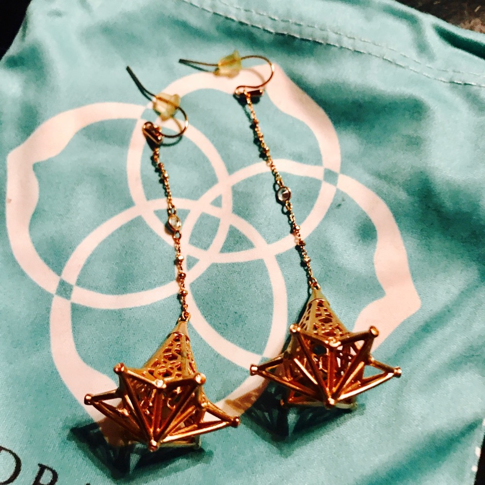 Kendra Scott Diana Shoulder Duster earrings